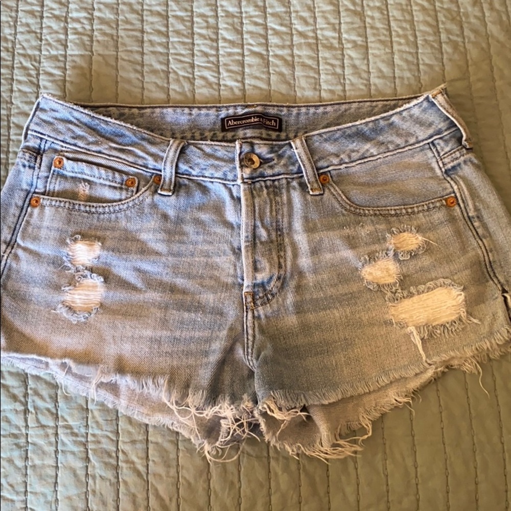 🌟 EUC Abercrombie & Fitch Mid Rise Shorts Sz 28/6